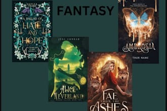 ghostwrite epic fantasy book magical world story fiction ebook