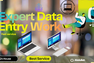 be your reliable data entry, excel, and word expert