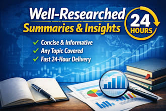 provide technical research and executive summaries