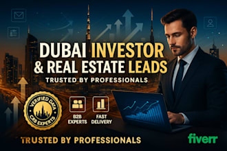 generate verified dubai real estate and investor leads for your business