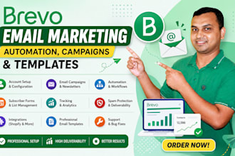 setup brevo email marketing automation campaigns and templates