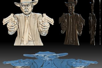 sculpt 3d coin model,3d medallion,pendant bas relief for 3dprinting,animation