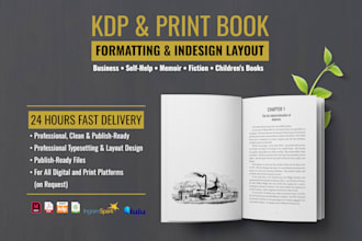 design and format your ebook and print book using adobe indesign