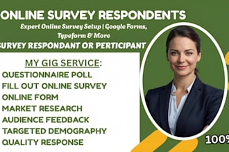 create and distribute your online survey to targeted respondents