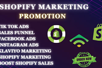 promote shopify store, sales funnel, shopify marketing to boost shopify sales