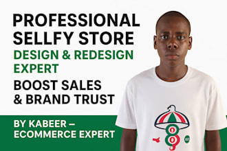 design sellfy, shopify professional to boost sales