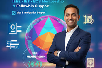 provide eb1 eb2 niw fellow membership in ieee, iet, bcs for eb1a visa