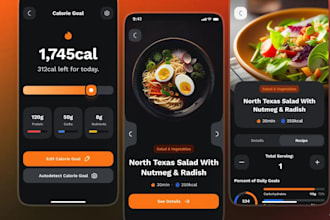 develop ai calories app, wellness app, mental health app, weight loss app