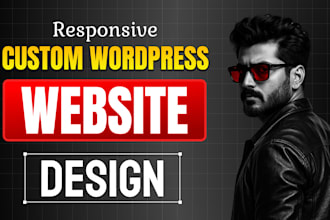 design your custom wordpress homepage or website using elementor