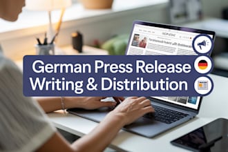 write german press, german press release, article writing, pr submision, press