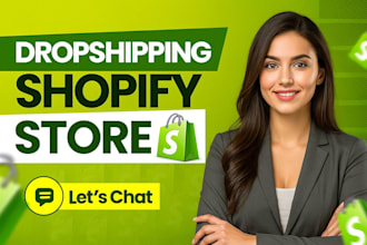 create shopify store, shopify dropshipping store, shopify website