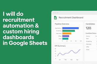 do recruitment automation and custom hiring dashboards in google sheets