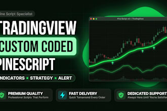 create pine script tradingview custom indicator and strategy