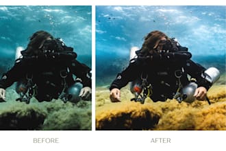 edit your underwater photos and videos