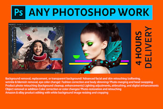 do any photoshop work
