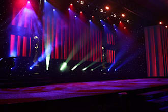 do 3d staging events, virtual staging with realistic staging lighting