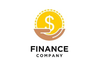 do modern financial logo design