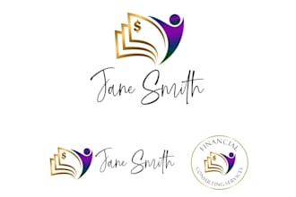do financial accounting credit repair consulting insurance banking logo design