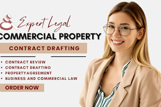 be a qualified UK solicitor to draft, review commercial property contract