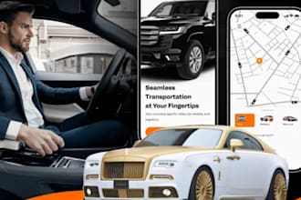develop luxury ride booking app, or website, chauffeur and limousine app