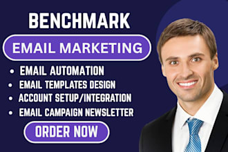 benchmark ai email automation email campaign newsletter workflow setup marketing