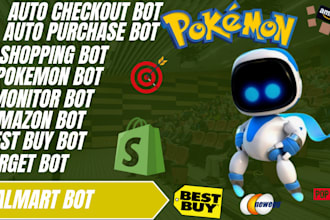 make auto purchase bot, shopping bot, pokemon bot, target bot, auto buying bot
