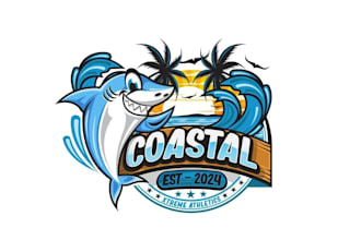 create professional and specially shark logo design
