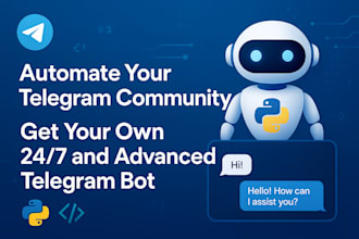develop an advanced python telegram bot