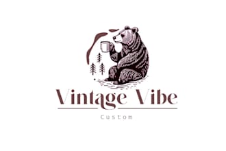 design vintage illustration logo