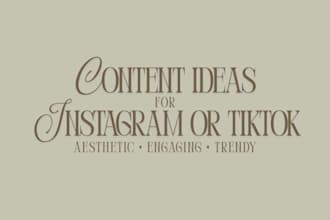 create content ideas for your niche