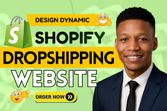 design dynamic shopify dropshipping store via zendrop, dser, aliexpress