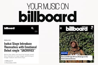 publish an article on billboard about your music