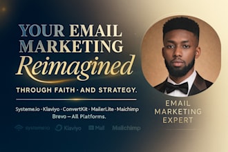 set up hubspot or mailchimp email marketing for christian brands