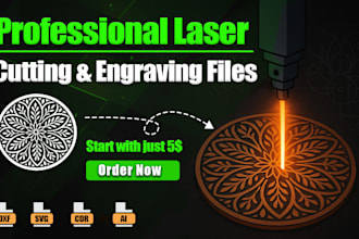 convert your design to laser cut ready svg dxf files