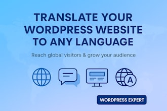 translate your wordpress website to any language