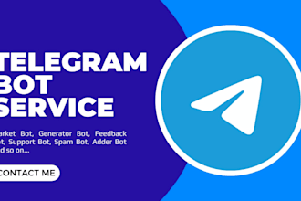 create a custom telegram bot with python