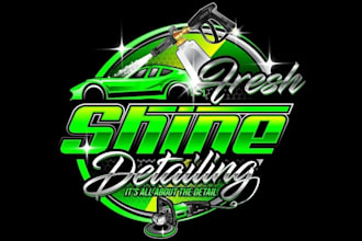 create graceful and fantastic detailing logo design