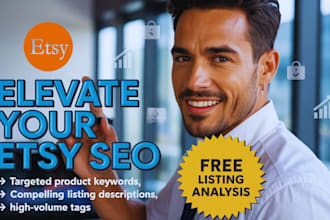do etsy SEO optimisation for you etsy listings to increase organic esty sales