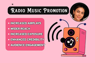 submit your song to active radio stations for music promotion and airplays