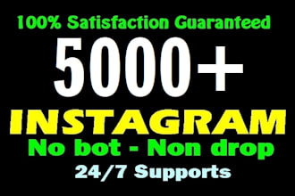5000 instagram followers as your need