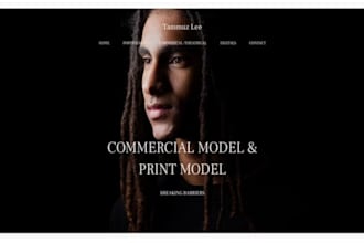 design squarespace fashion photographer modeling photo studio makeup zenfolio
