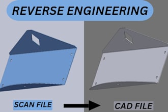 do reverse engineering from scan data to cad file