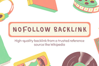 high authority nofollow backlink from trusted informational site