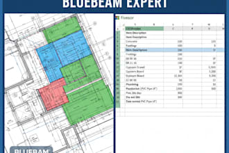 do professional construction estimation and material takeoff