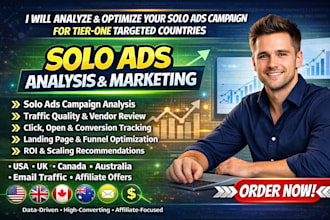 blast targeted solo ads campaign, affiliate website clicks, website promotion