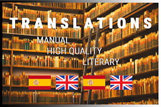 translate your literary story, any genre, any style