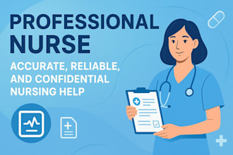 write nursing case studies, concept maps and progress notes