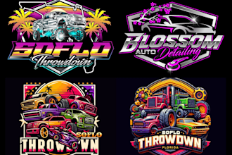 create a automotive car or any vehicle illustrations