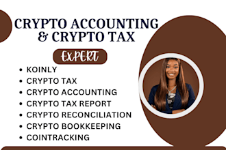 do crypto tax, crypto accounting, crypto tax report and crypto bookkeeping