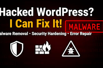 remove malware and fix wordpress security